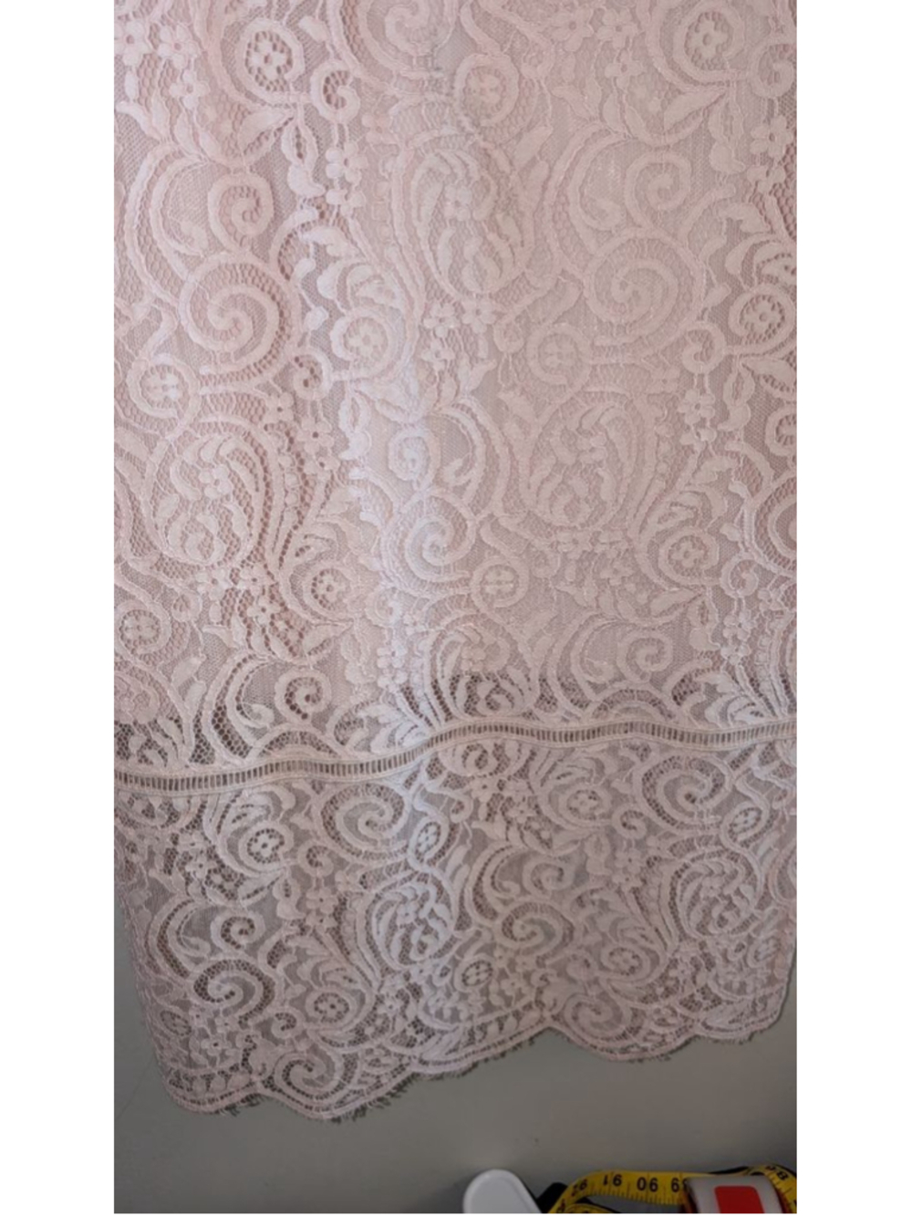Express Pink Lace Midi Dress Womens Small - Picture 3 of 10